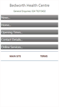 Mobile Screenshot of bedworthhealthcentregps.co.uk